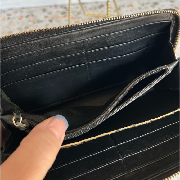 GUCCI Leather & Bamboo Wallet - Picture 7 of 14